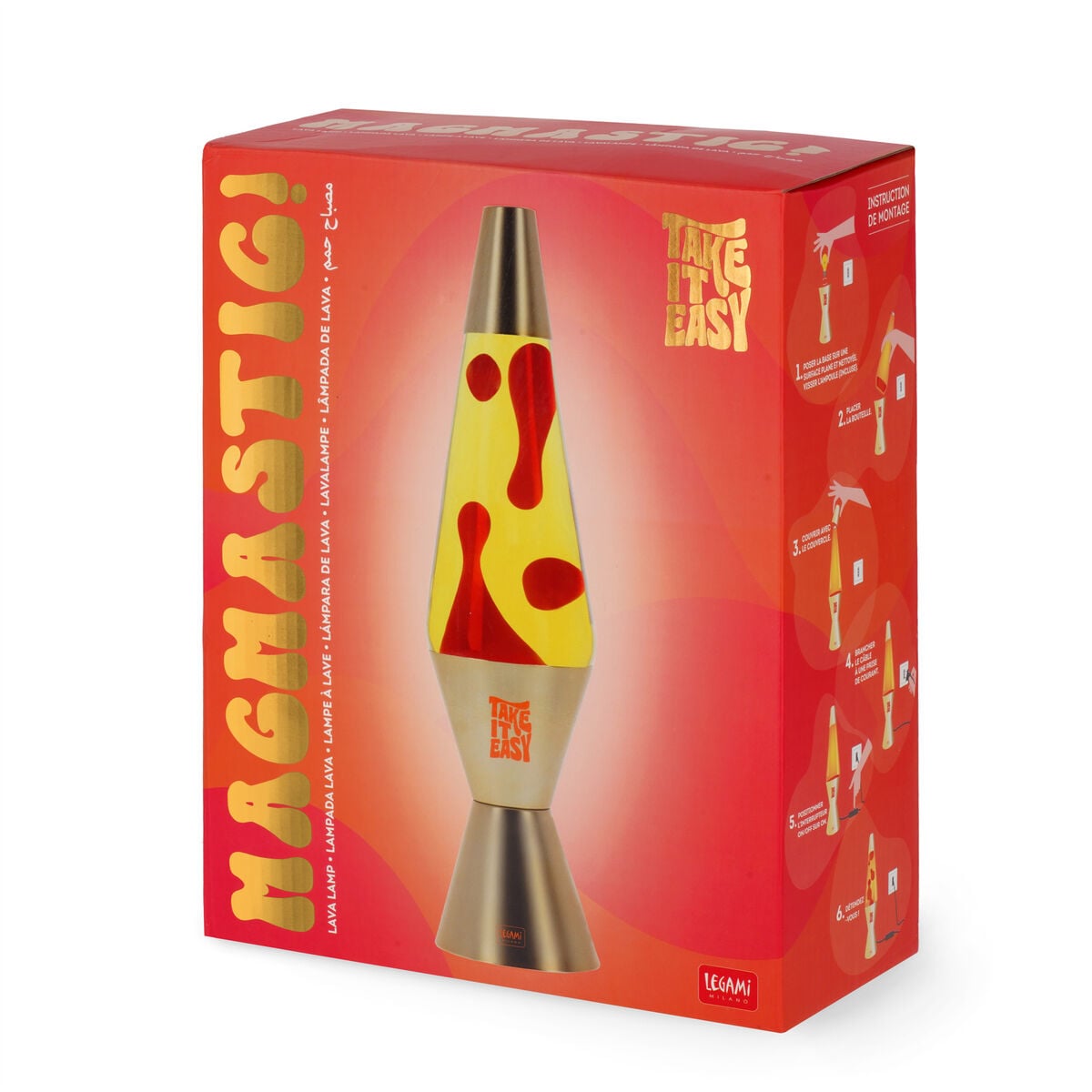 Legami - Gold Lava Lamp - Magmastic!