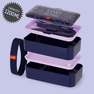 Legami - 1200 ml Bento Yemek Kutusu - Stars - Bento Yemek Kutusu