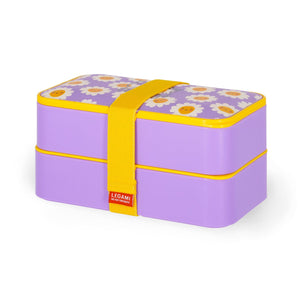 Legami - 1200 ml Bento Yemek Kutusu - Daisy - Bento Yemek Kutusu
