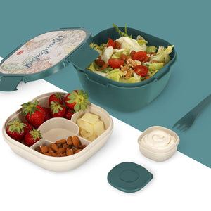 Legami - 1700 ml Bento Yemek Kutusu - Seyahat - Bento Yemek Kutusu