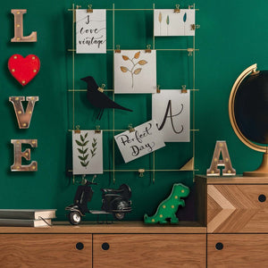 Legami - Rose Gold Işıklı Dekoratif Harf - V - Mini Dekoratif Işık