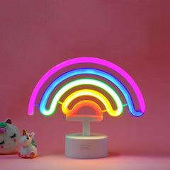 Legami - Neon-Effect LED Lamp - Rainbow - It's a Sign
