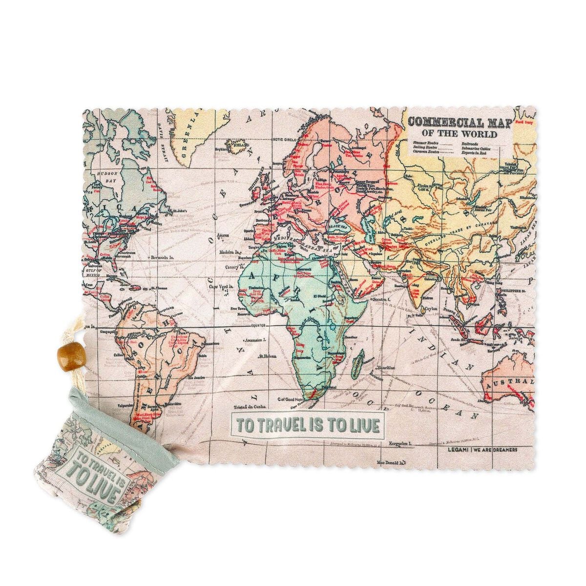 Legami - Travel Screen and Lens Cleaning Cloth - SOS Look at Me