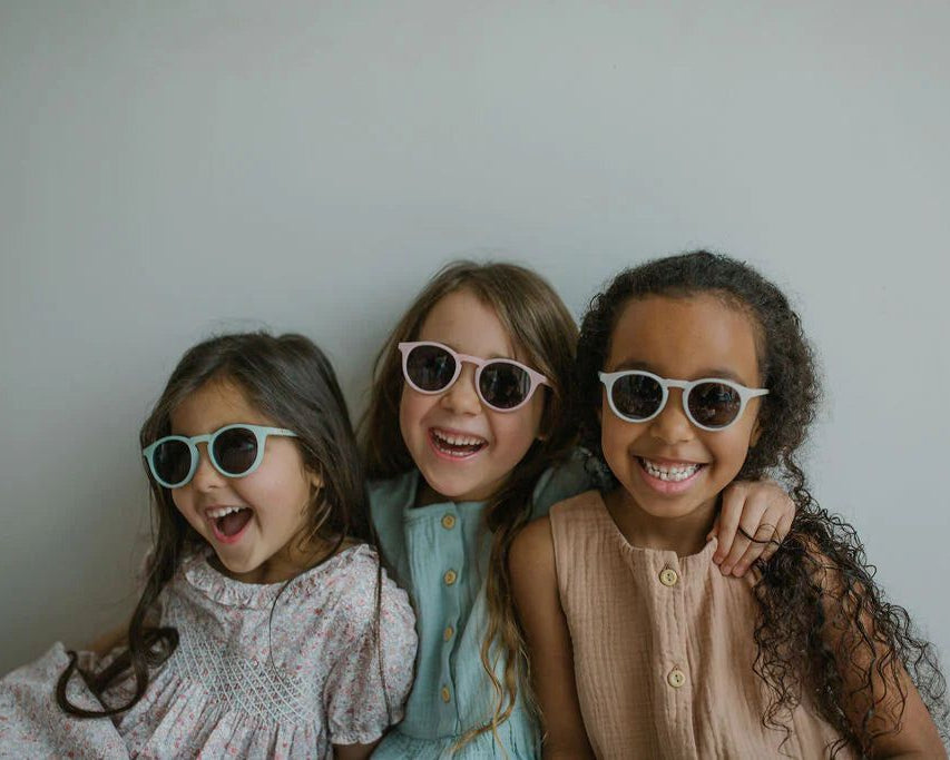 Leosun - Naturel Mavi Polarize UV400 Çocuk Güneş Gözlüğü 3-8 Yaş-Dinossi