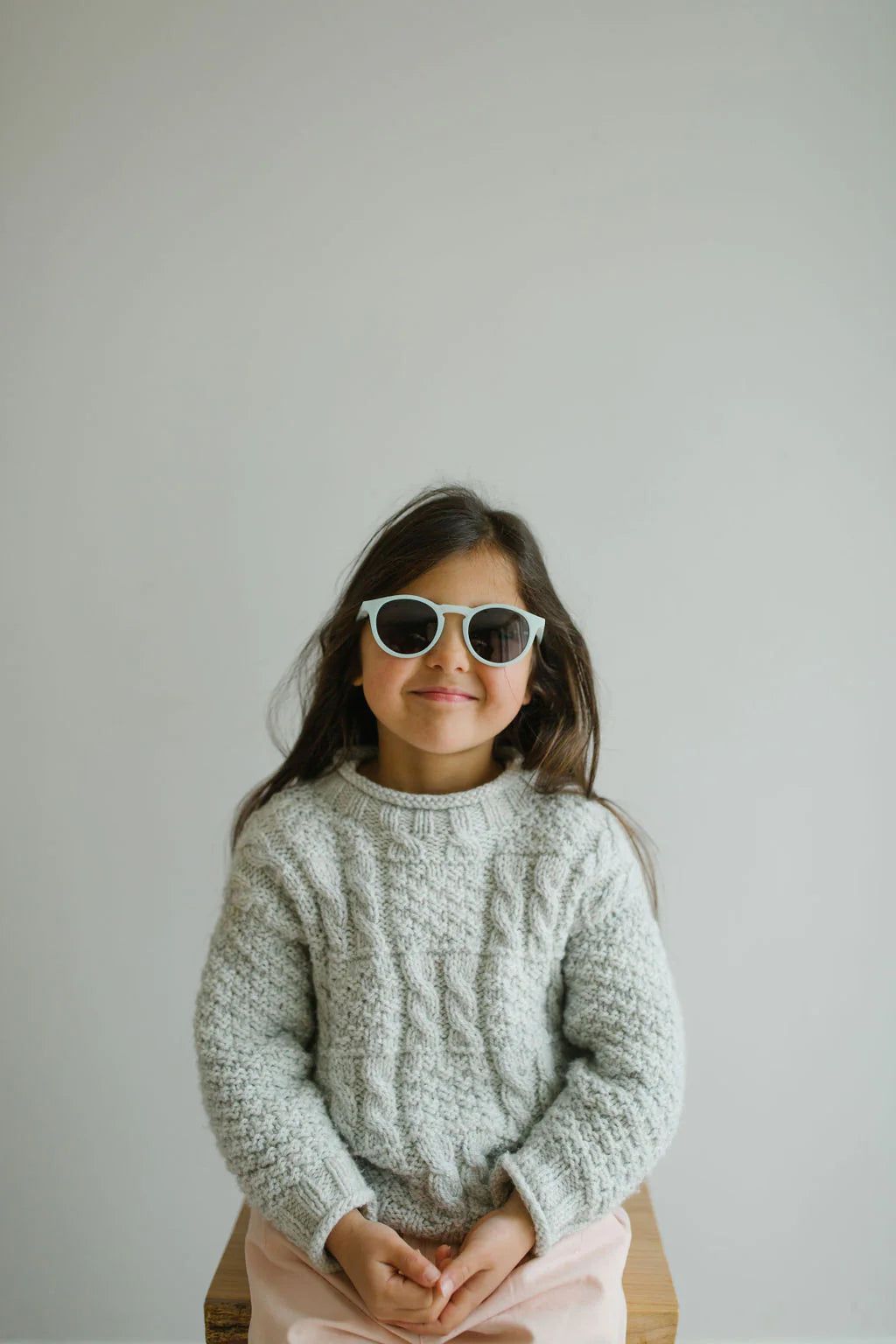 Leosun - Naturel Mavi Polarize UV400 Çocuk Güneş Gözlüğü 3-8 Yaş-Dinossi