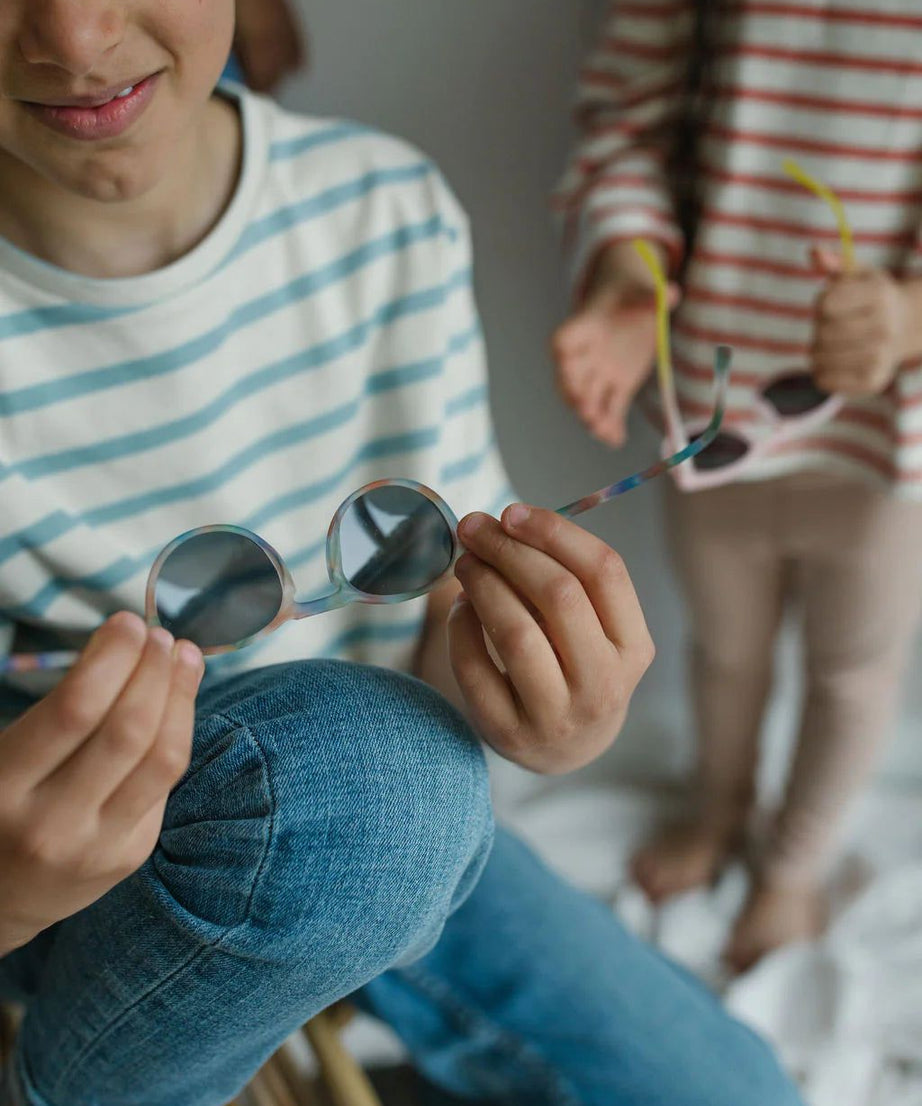 Leosun - Soft Gökkuşağı Polarize UV400 Çocuk Güneş Gözlüğü 5-12 Yaş-Dinossi