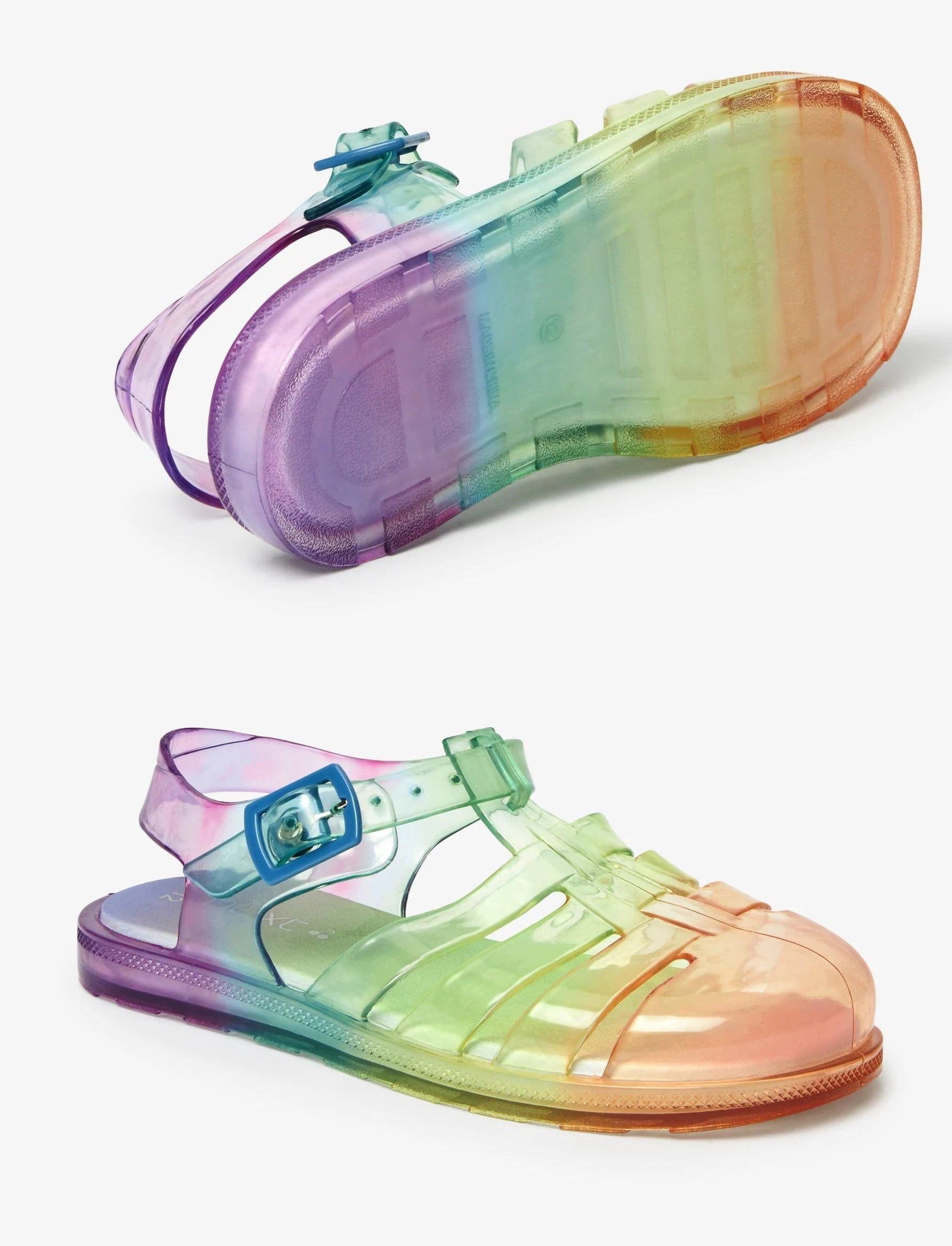 Next - Yumuşak Tabanlı Gökkuşağı Çocuk Jöle Sandalet - 25.5-Dinossi