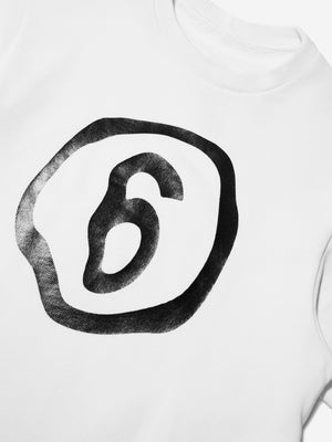 MM6 Maison Margiela Kids Logo T-Shirt Dress In White