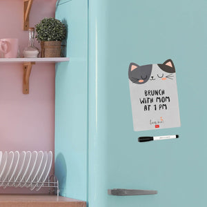 Legami - Kitty Magnetic Whiteboard - Something To Remember