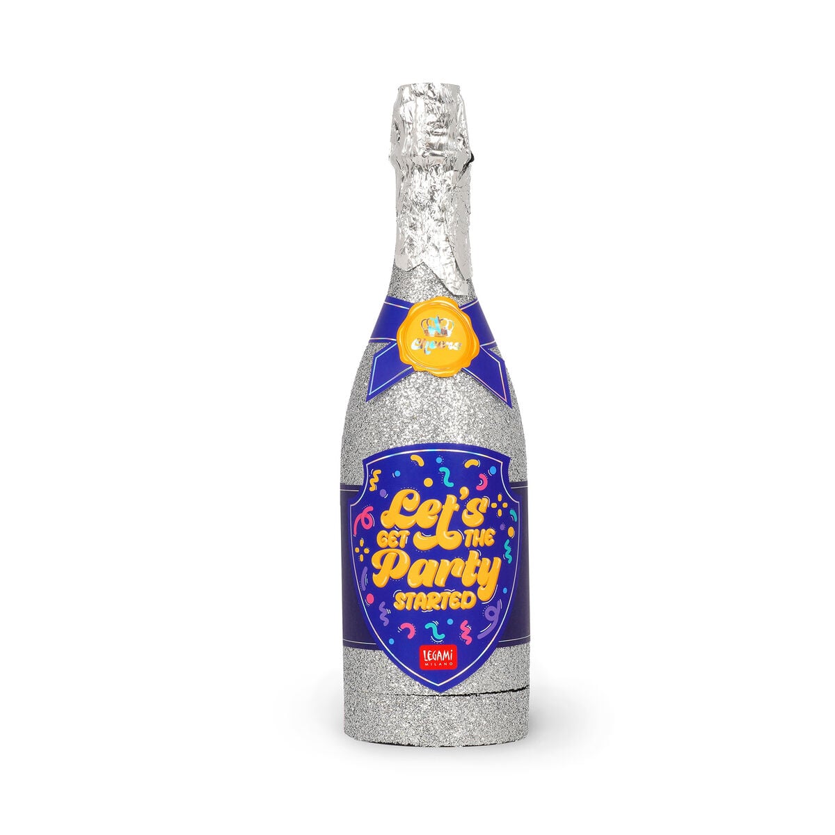 Legami - Maxi Silver Champagne Şişe Parti Popper - Maxi Şişe Parti Popper