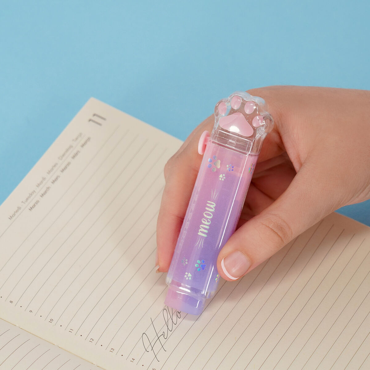 Legami - Kitty Retractable Eraser - Meow