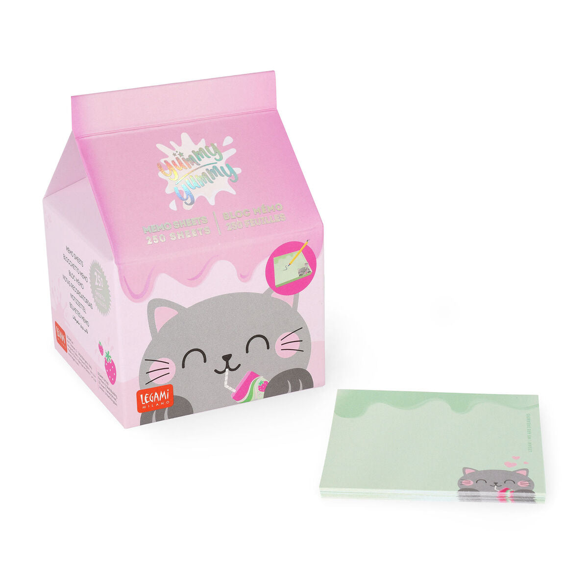 Legami - Kitty Memo Pad - Yummy Yummy Memo Pad