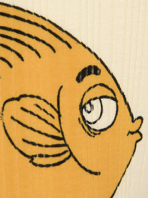 Mini Rodini Mini Rodini Kids Cotton Fish Print Leggings