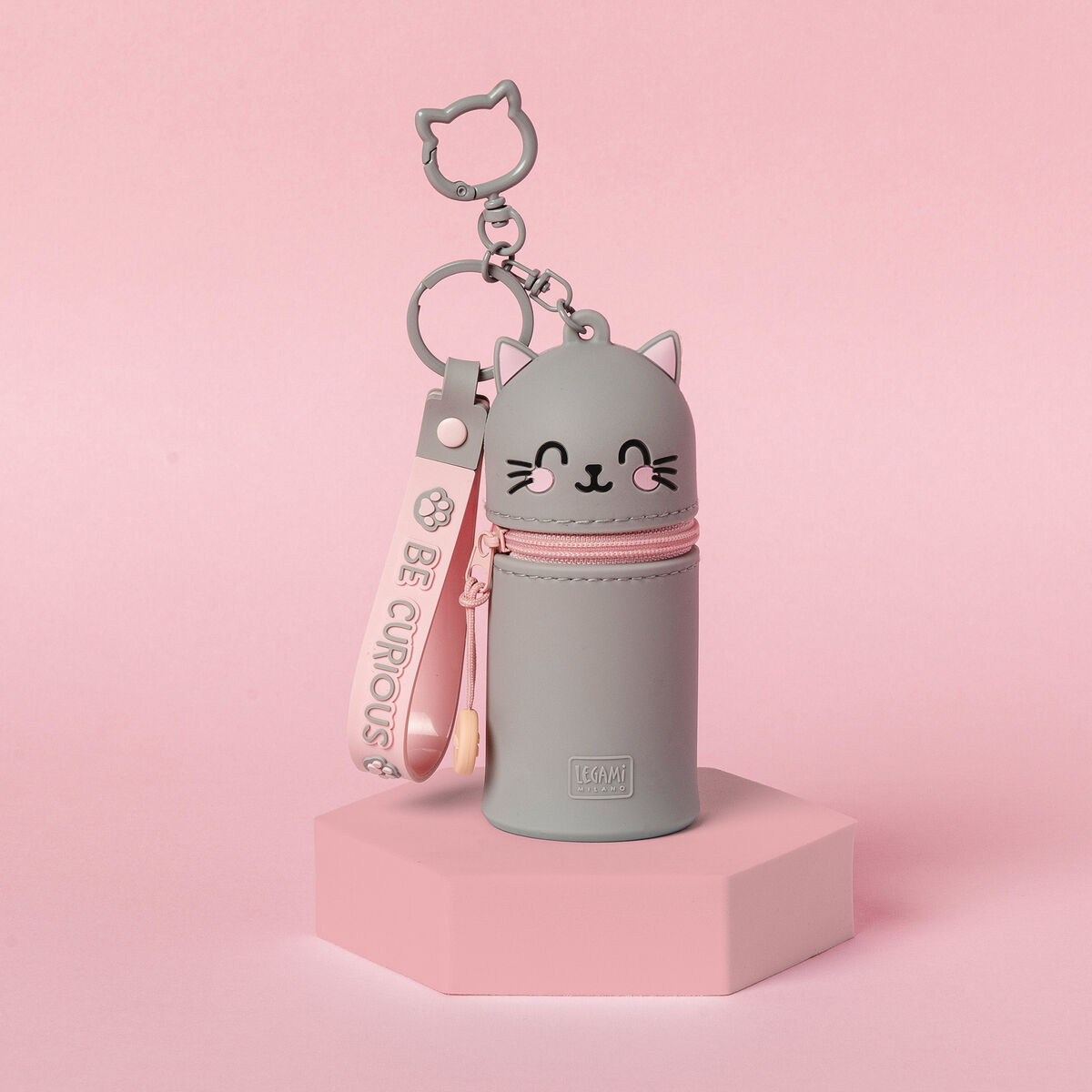 Legami - Kitty Bozuk Para Cüzdanı Anahtarlıklı - Mini Kawaii