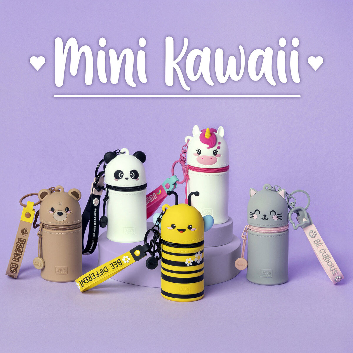 Legami - Kitty Bozuk Para Cüzdanı Anahtarlıklı - Mini Kawaii