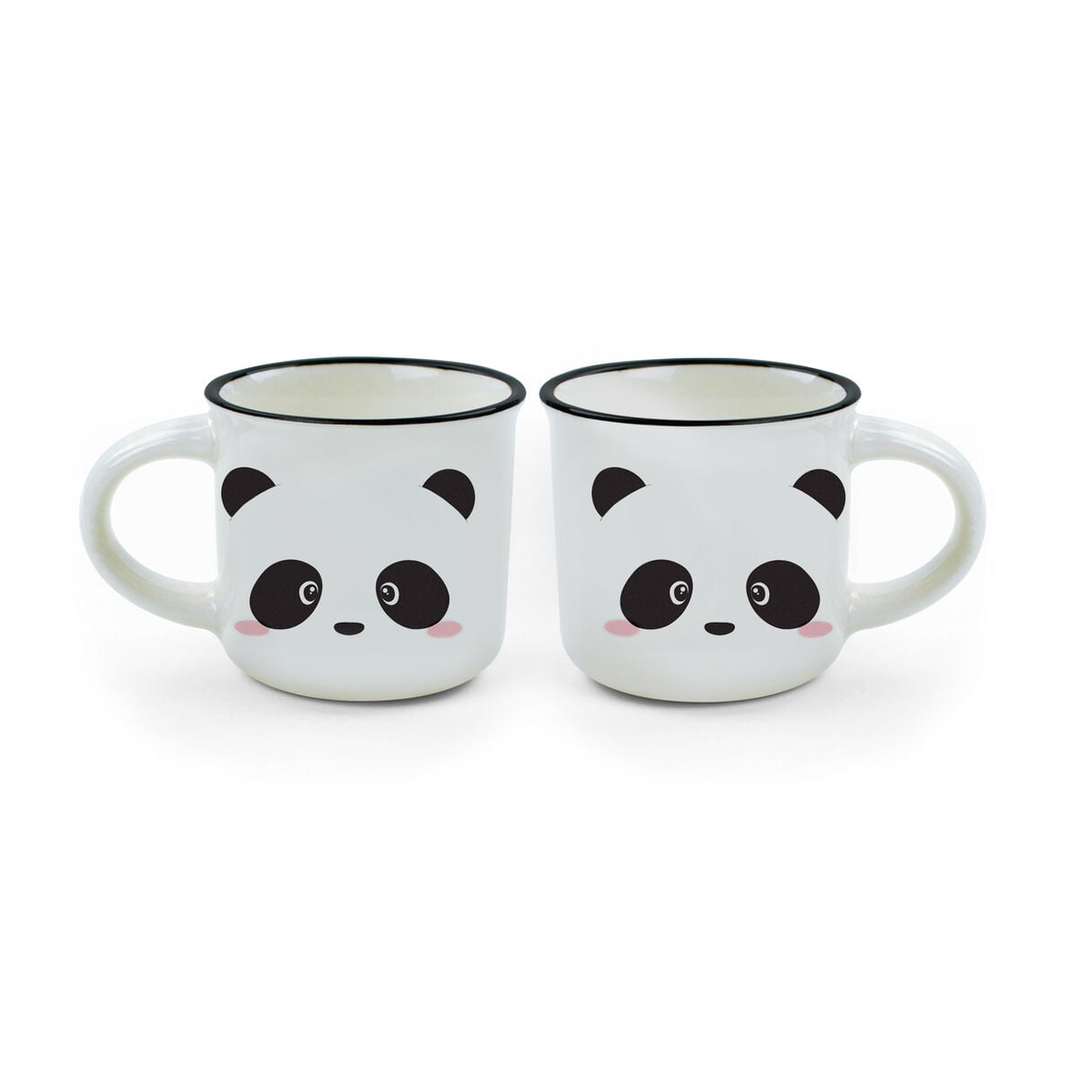 Legami - Seti 2 Coffee Cups - Panda - Espresso Two