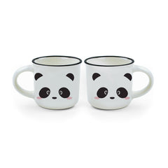 Legami - Seti 2 Coffee Cups - Panda - Espresso Two
