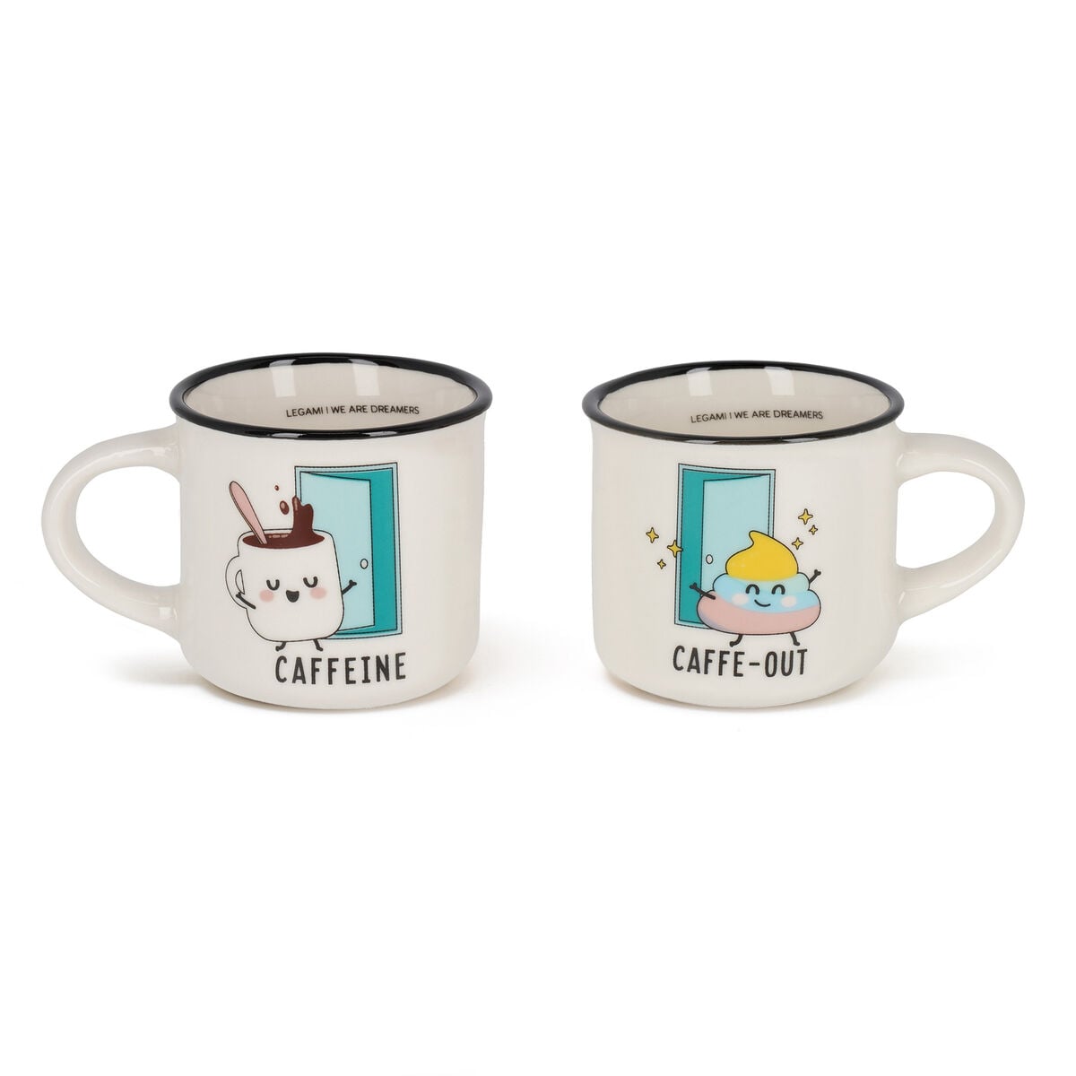Legami - Seti 2 Coffee Cups - Poo - Espresso Two