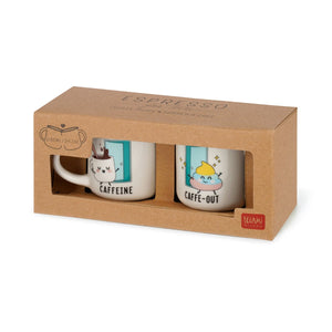 Legami - Seti 2 Coffee Cups - Poo - Espresso Two