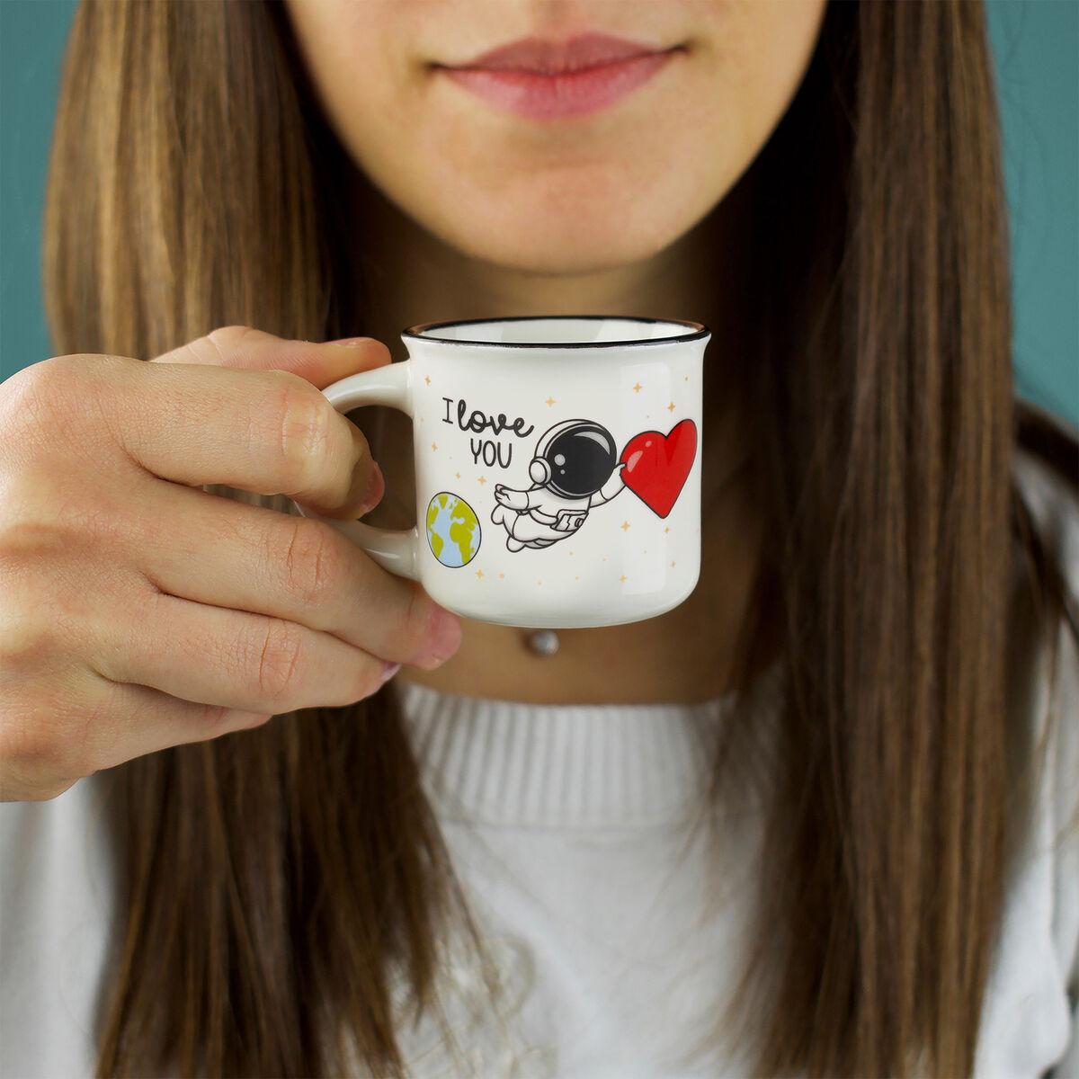 Legami - 2'li Kahve Fincanı Seti - Uzay - İki Kişilik Espresso