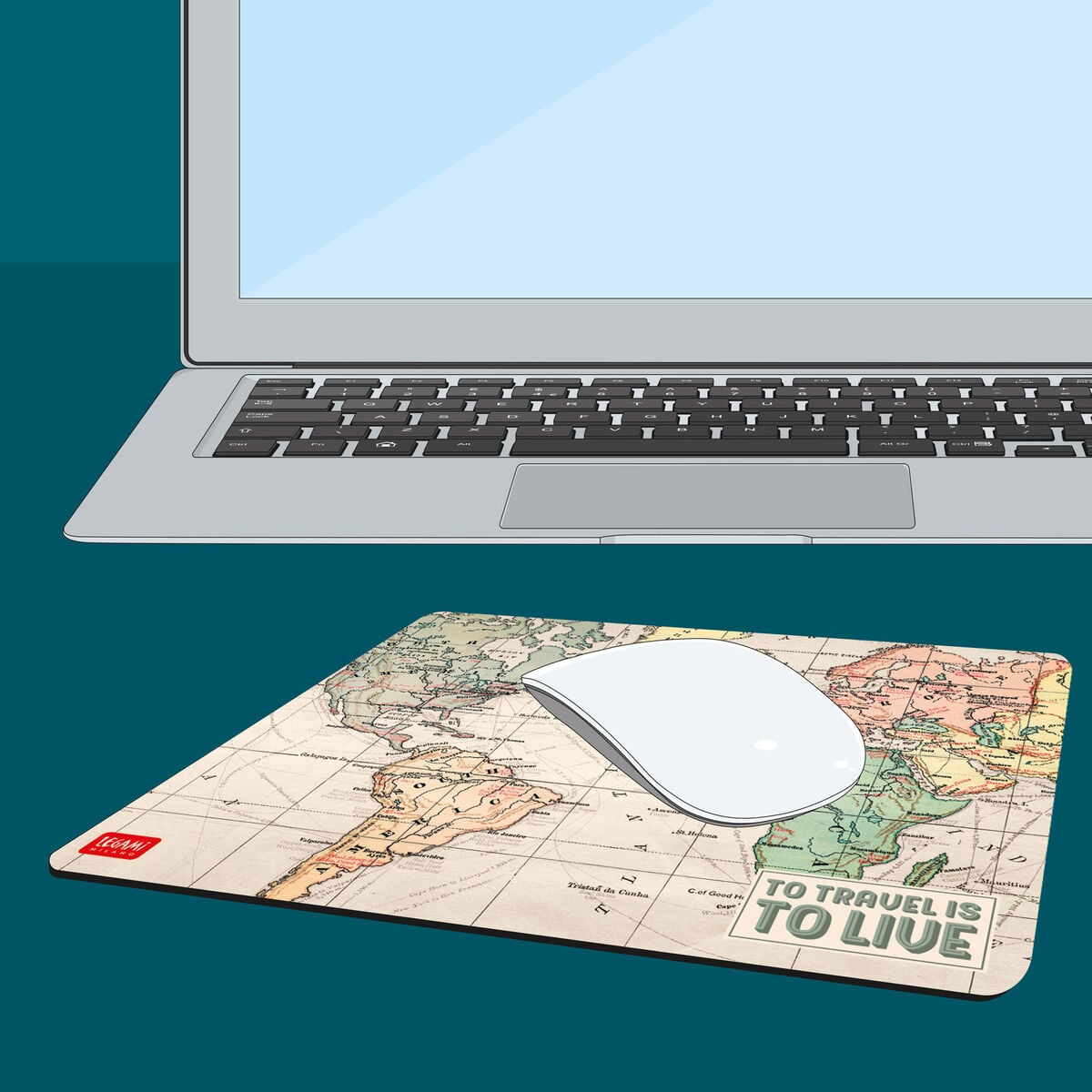 Legami - Seyahat Map Mousepad