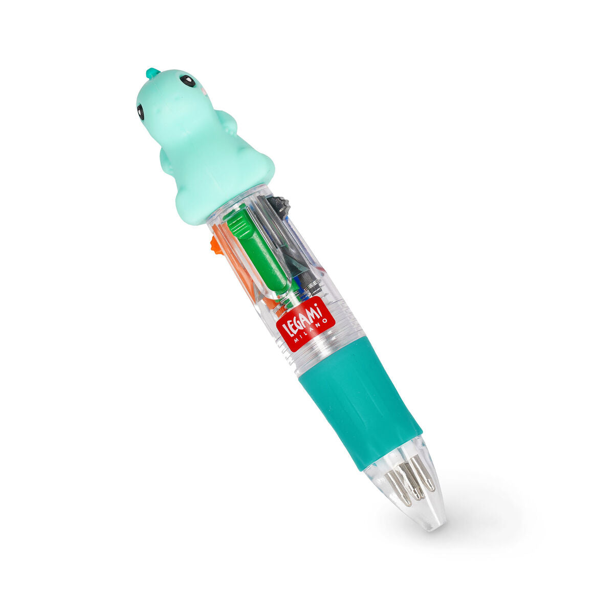 Legami - Mini 4-Colour Ballpoint Kalem - Dino - Mini Sihir Rainbow