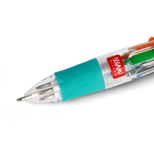 Legami - Mini 4-Colour Ballpoint Kalem - Dino - Mini Sihir Rainbow