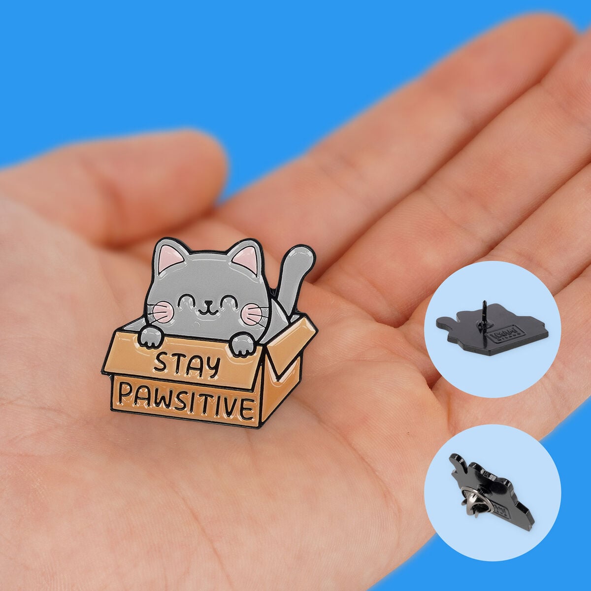 Legami - Kitty Enamel Metal Pin - Pin Your Style!