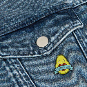 Legami - Avokado Enamel Metal Pin - Pin Your Style!