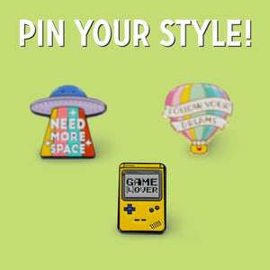 Legami - Game Lover Enamel Metal Pin - Pin Your Style!