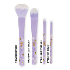 Legami - 4'lü Arı Makyaj Fırçası Seti - Oh My Glow!