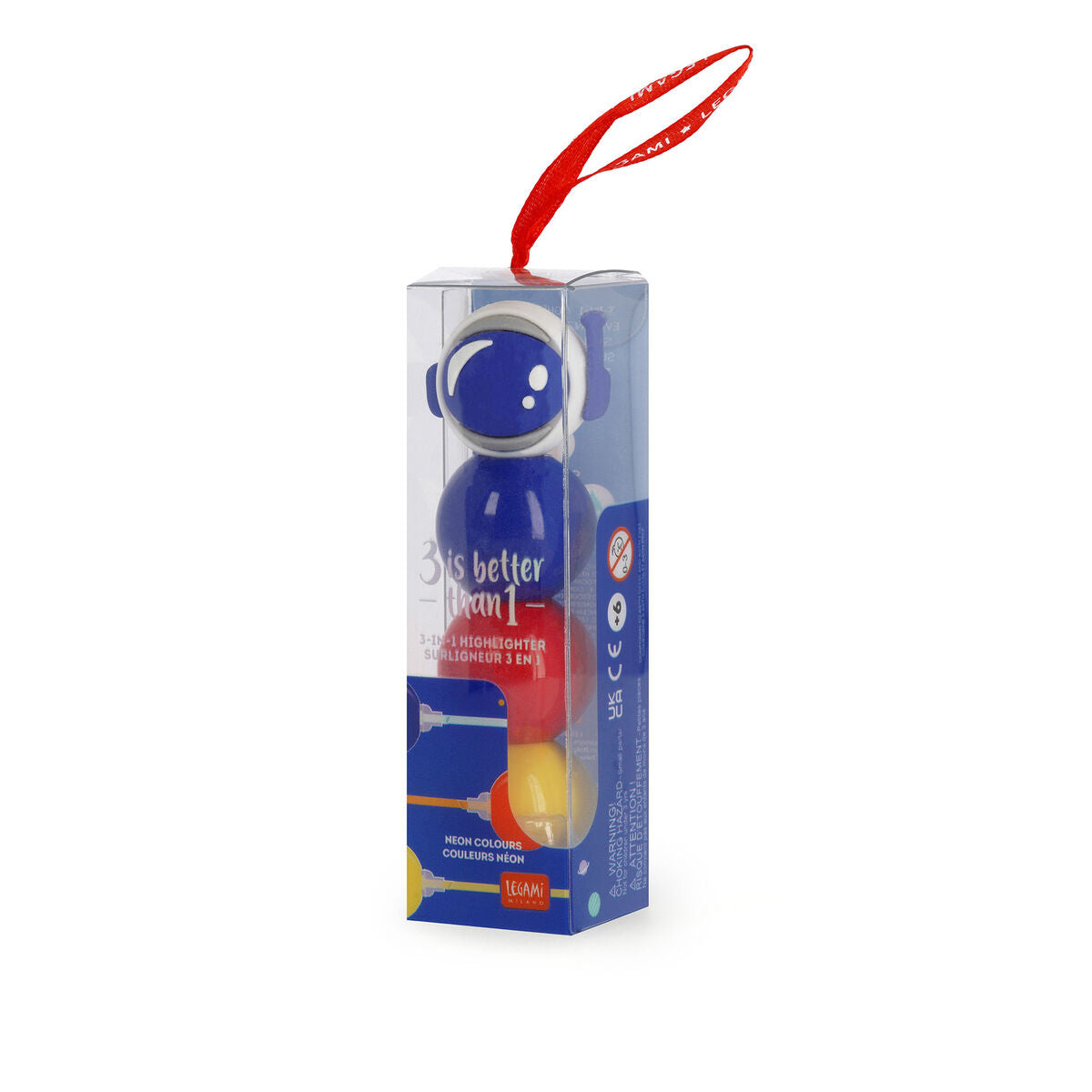 Legami - Uzay 3-in-1 Highlighter - 3 is Better Than 1