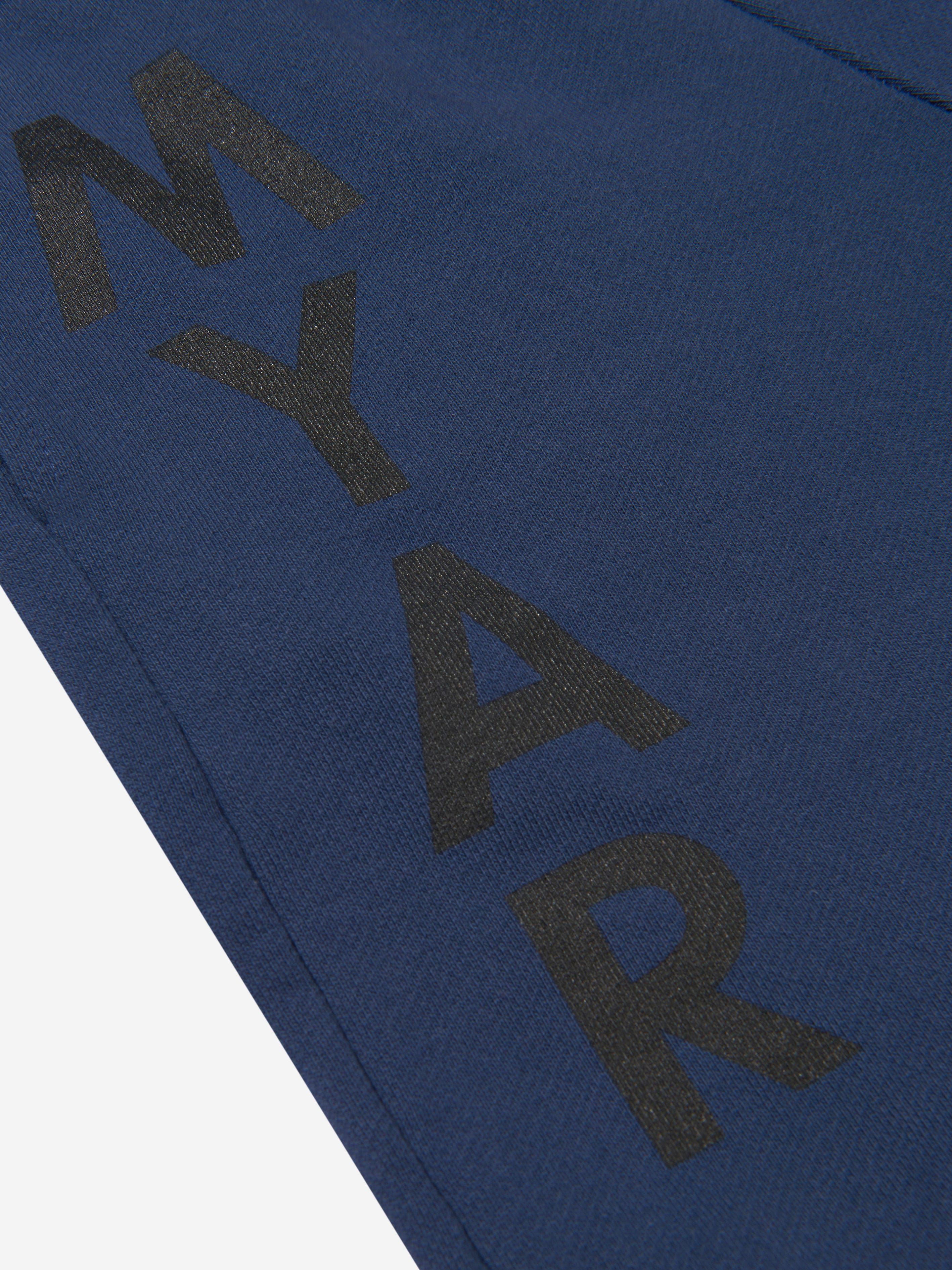 Myar Boys Cotton Logo Shorts in Navy