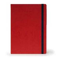Legami - Defter ile Blank Pages ve Monochrome Yumuşak Kılıf - Red - My Defter
