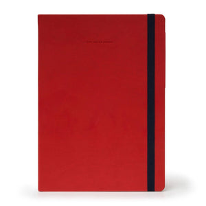 Legami - Defter ile Blank Pages ve Monochrome Yumuşak Kılıf - Red - My Defter