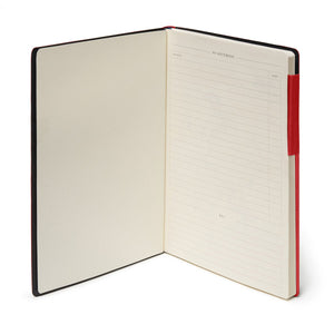 Legami - Defter ile Blank Pages ve Monochrome Yumuşak Kılıf - Red - My Defter