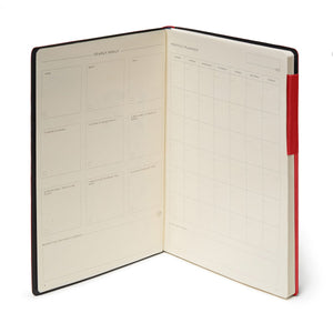 Legami - Defter ile Blank Pages ve Monochrome Yumuşak Kılıf - Red - My Defter