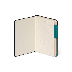 Legami - Çizgili Defter, Tek Renk Yumuşak Kapak - Malahit Yeşili - Benim Defterim
