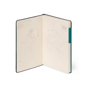 Legami - Lined Defter ile Monochrome Yumuşak Kılıf - Malachite Green - My Defter