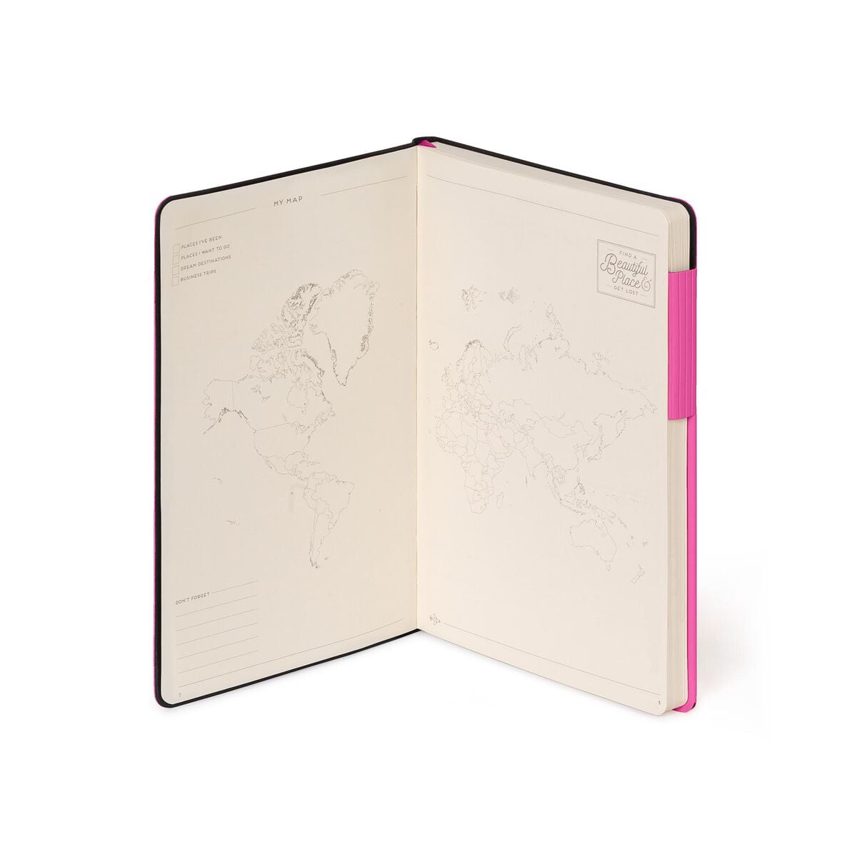 Legami - Defter ile Blank Pages ve Monochrome Yumuşak Kılıf - Bougainvillea - My Defter