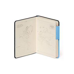 Legami - Lined Defter ile Monochrome Yumuşak Kılıf - Retro Blue - My Defter