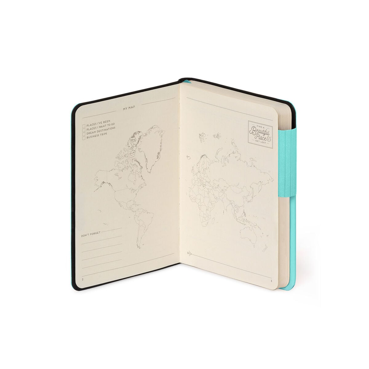 Legami - Lined Defter ile Monochrome Yumuşak Kılıf - Aquatic Awe - My Defter