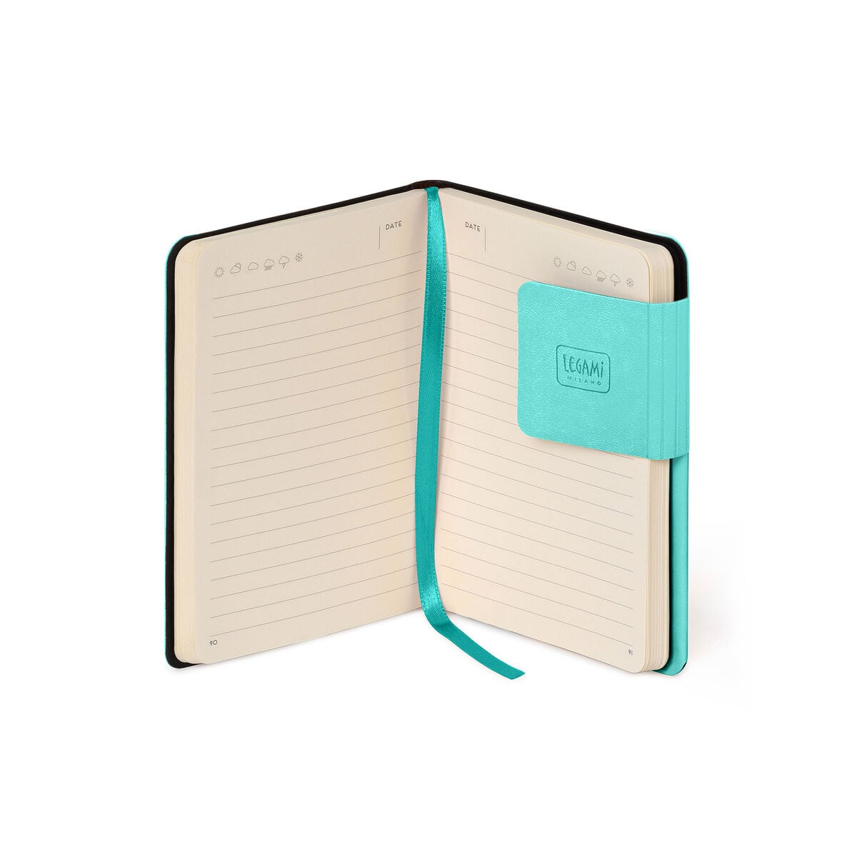Legami - Lined Defter ile Monochrome Yumuşak Kılıf - Aquatic Awe - My Defter