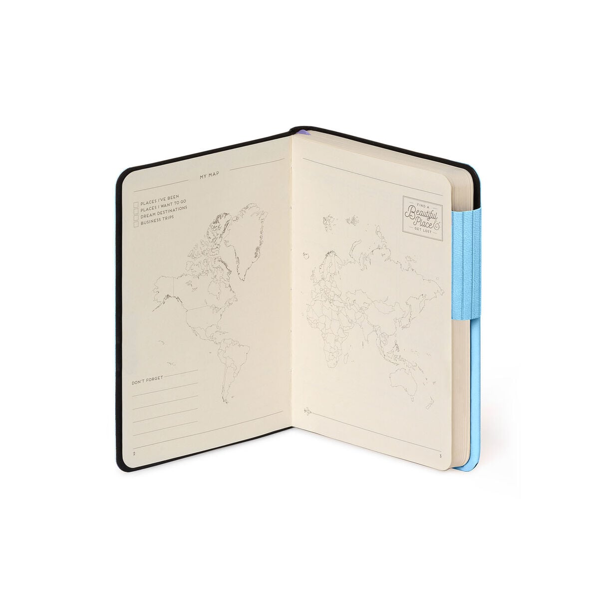 Legami - Defter ile Blank Pages ve Monochrome Yumuşak Kılıf - Aura - My Defter