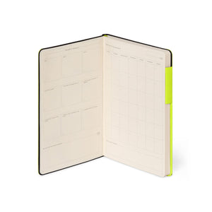 Legami - Chartreuse Çizgili Monokrom Yumuşak Kapaklı Defter - Benim Defterim