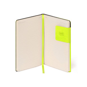 Legami - Chartreuse Çizgili Monokrom Yumuşak Kapaklı Defter - Benim Defterim