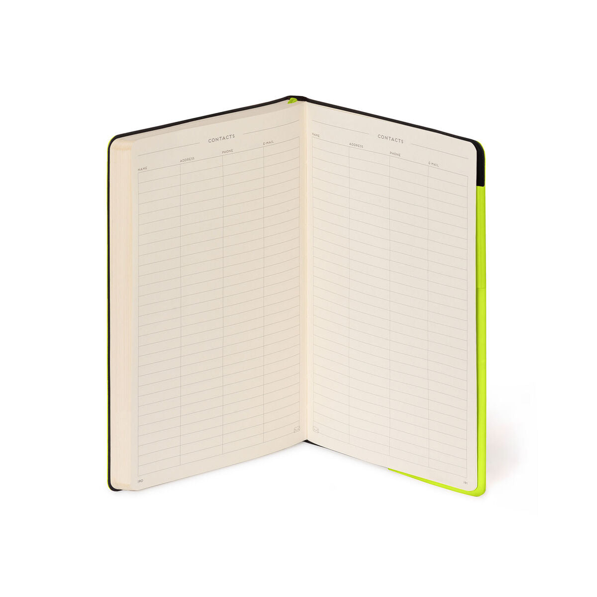 Legami - Chartreuse Çizgili Monokrom Yumuşak Kapaklı Defter - Benim Defterim