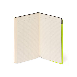 Legami - Chartreuse Çizgili Monokrom Yumuşak Kapaklı Defter - Benim Defterim