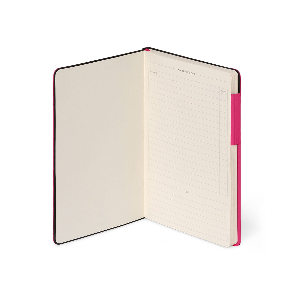 Legami - Çizgili Defter - Monokrom Yumuşak Kapak - Ahududu - Benim Defterim
