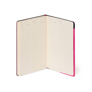 Legami - Çizgili Defter - Monokrom Yumuşak Kapak - Ahududu - Benim Defterim